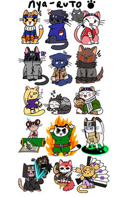 Nya-Ruto Mystery Stickers